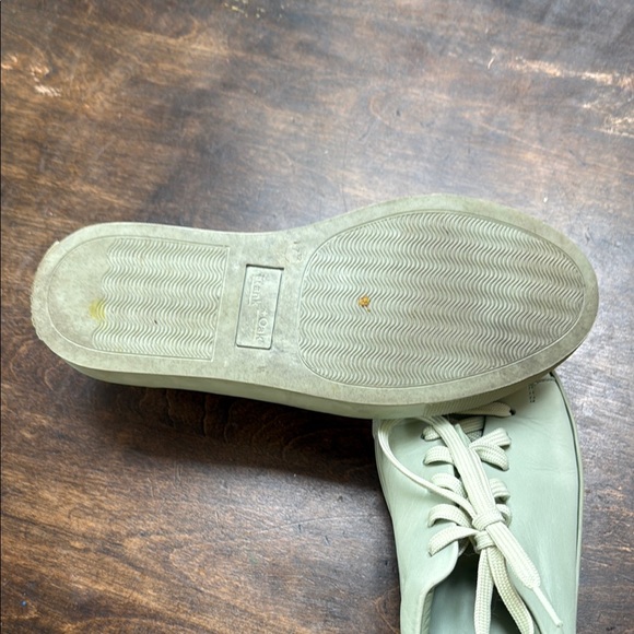 Frank & Oak Pistachio Green Minimalist Sneakers - Picture 7 of 8